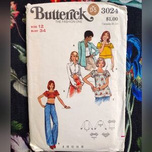 Buttrerick Blouse Sewing Pattern